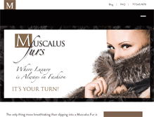 Tablet Screenshot of muscalusfurs.com